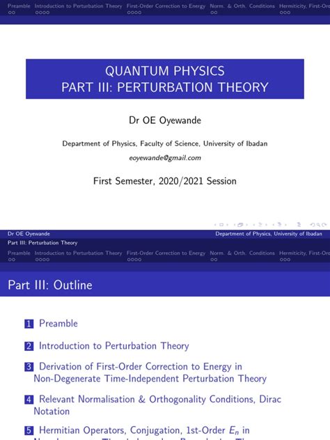 constant perturbation theory pdf